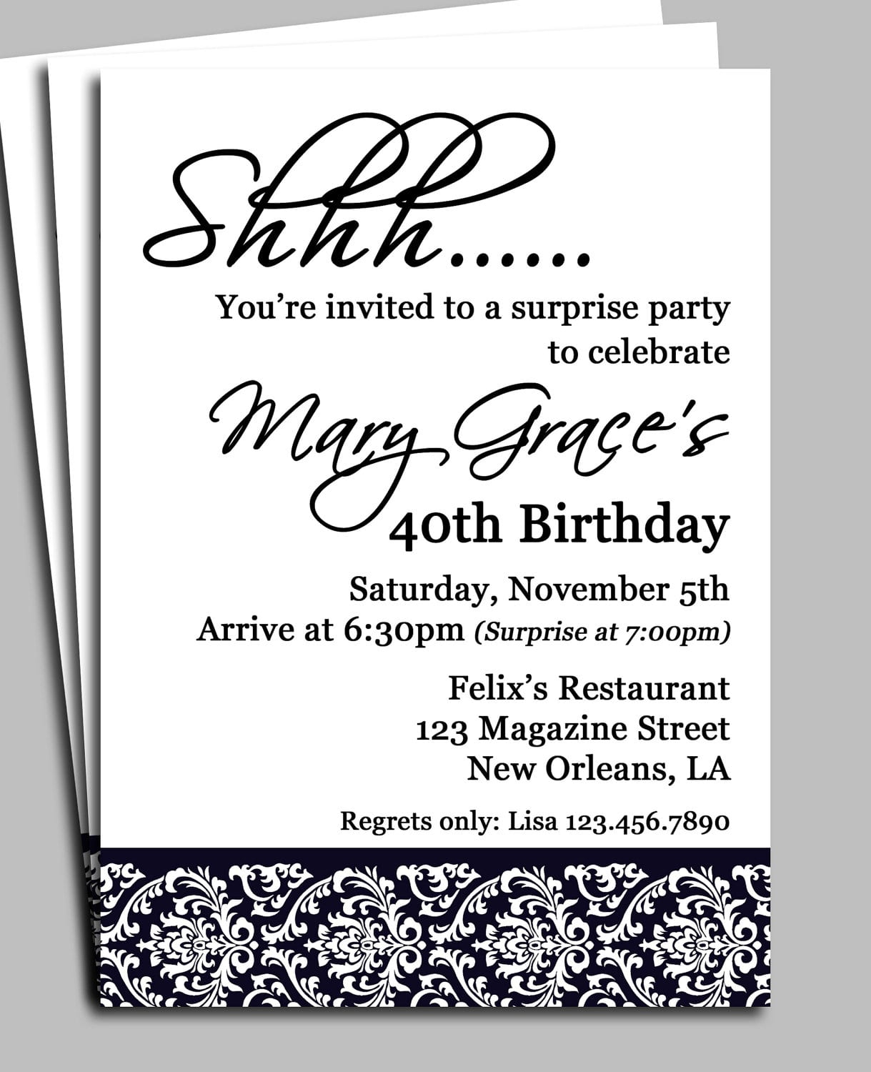 Funny Birthday Invitation Templates Ideas Wording For Adults Card intended for size 1219 X 1500