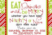 Funny Christmas Party Invitations Wording Christmas Party inside sizing 820 X 1148