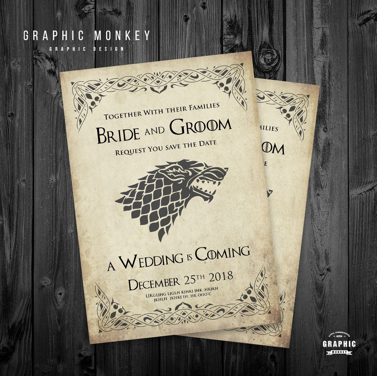 Game Of Thrones Save The Date A Wedding Is Coming Perfect For A regarding dimensions 1284 X 1280