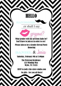 Gender Reveal Invite Wording Ba Gender Reveal Party Gender for sizing 1071 X 1500