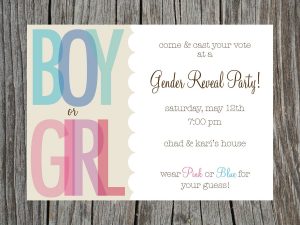 Gender Reveal Party Invitation Printable Printyourheartout in proportions 1500 X 1125