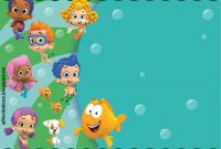 Get Free Printable Bubble Guppies Ba Shower Invitation Ideas throughout sizing 1578 X 1212