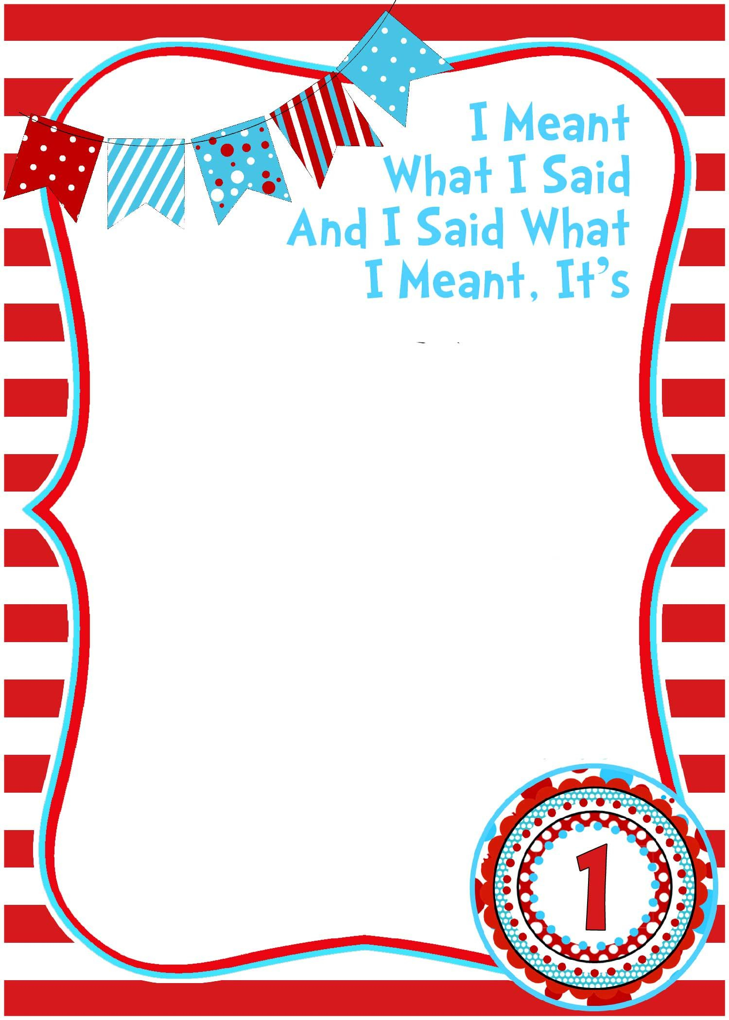 Get Free Printable Drseuss Cat In The Hat Invitation Template pertaining to sizing 1500 X 2100