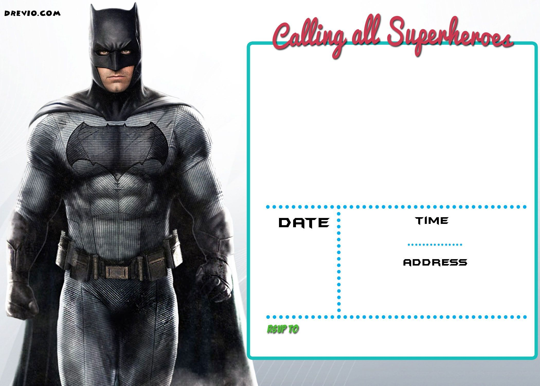 Get Free Template Free Printable Justice League Invitation Templates throughout sizing 2100 X 1500