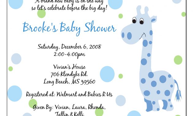 Get Free Template When To Send Out Ba Shower Invitation Bagvania with size 1782 X 1407