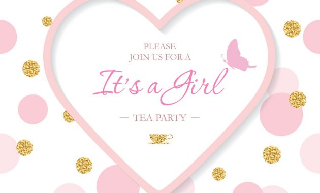 Girl Ba Shower Invitation Template Included for sizing 1000 X 1080