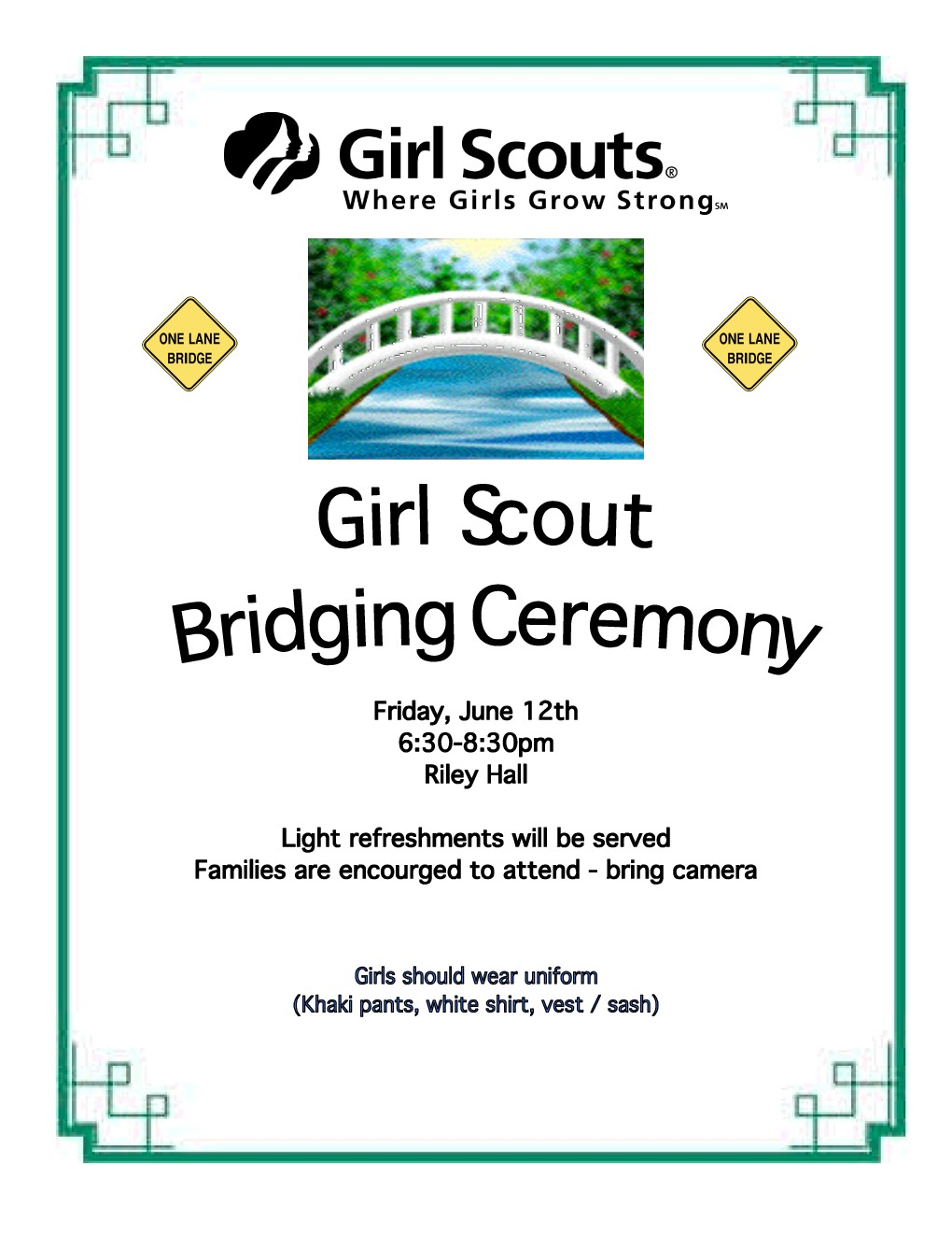 Girl Scouts Invitations pertaining to dimensions 1020 X 1320