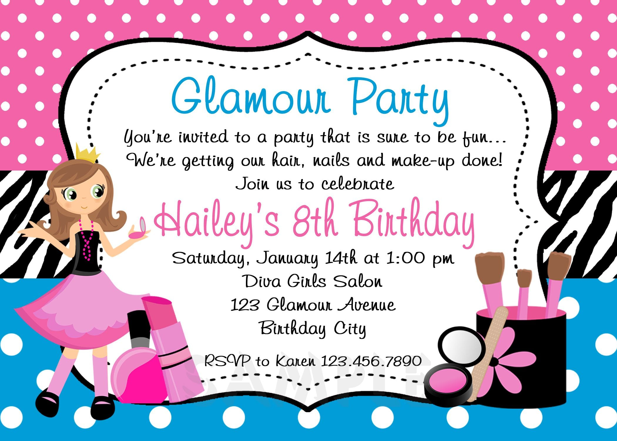 Glamour Party Invitation Templates Sunshinebizsolutions pertaining to proportions 2100 X 1500