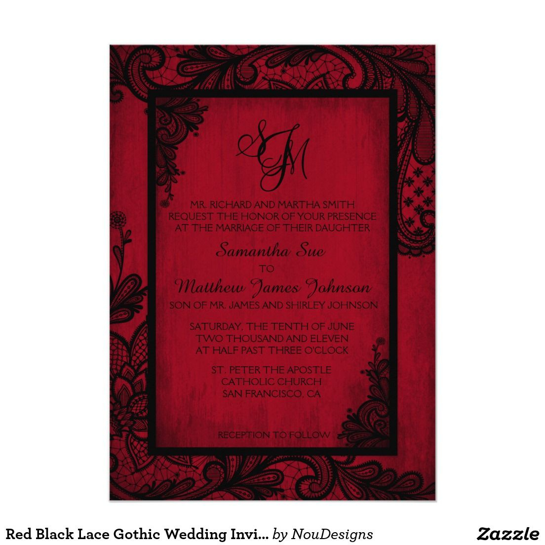Gothic Wedding Invitation Templates Invitation Template Ideas with regard to dimensions 1104 X 1104