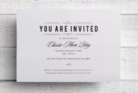 Graduation Invitation Rehearsal Dinner Invitation Christening intended for measurements 1500 X 1407