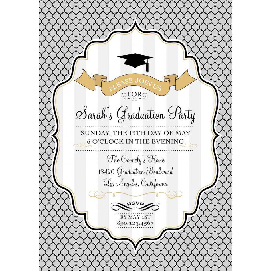 Graduation Invitation Templates Free Photoshop Graduation in dimensions 950 X 950