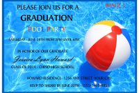 Graduation Pool Party Invitations From U R Invited With The Latest in dimensions 2100 X 1500