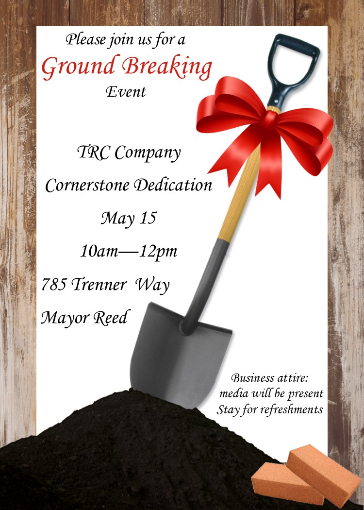 Grand Opening Invitations And Ground Breaking Invitations New with measurements 750 X 1050