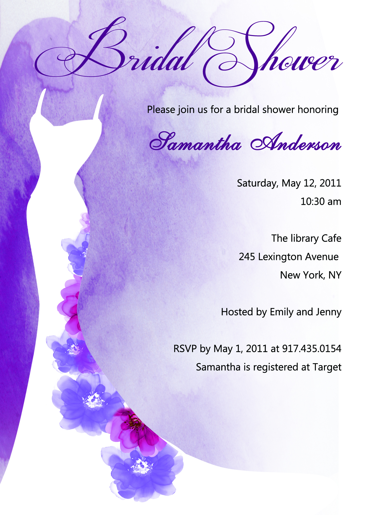 Hallmark Bridal Shower Invitations Granizmondal in sizing 1500 X 2100