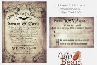 Halloween Wedding Invitations Templates Wedding Theme And Decorations regarding proportions 1425 X 1101