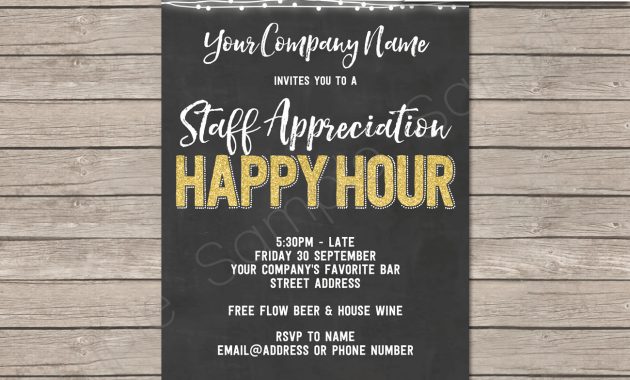 Happy Hour Invite Template Best Of Happy Hour Invite Wording Samples within proportions 1300 X 1126