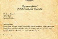 Hogwarts Acceptance Letter Legiondesign Harry Potter Party in dimensions 752 X 1063