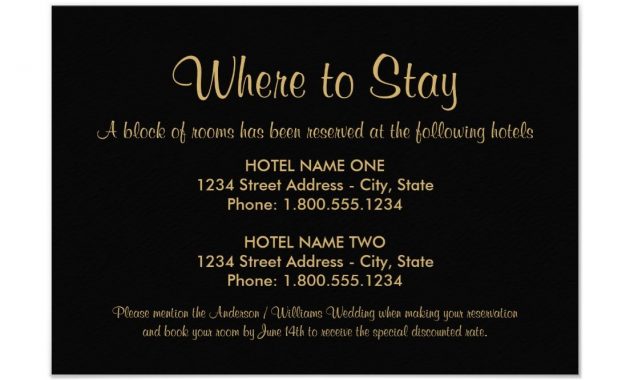 Hotel Accommodation Card Custom Colors Zazzle In 2019 intended for sizing 1104 X 1104