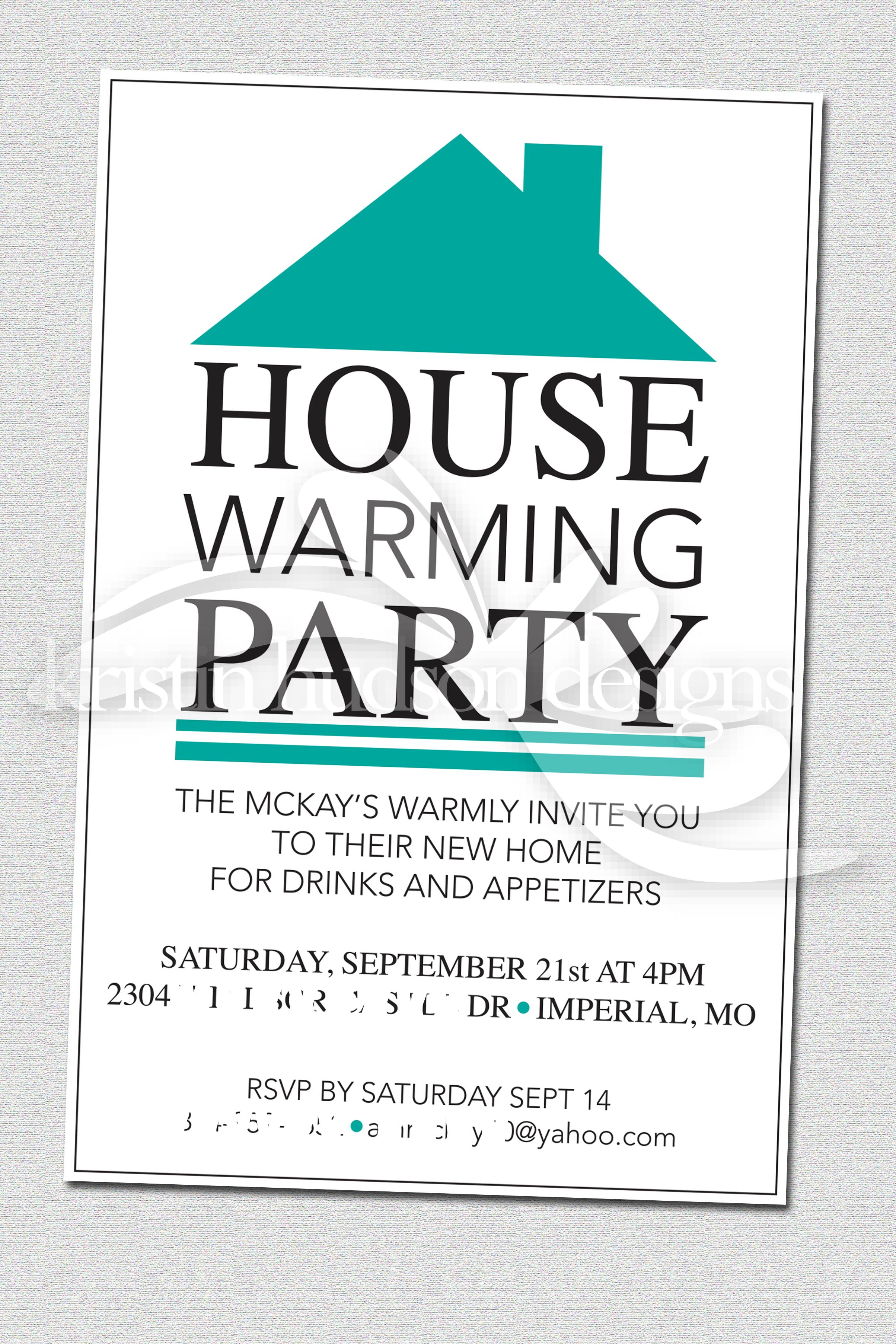 House Warming Party Invite Designs Kristin Hudson Invitations with measurements 2407 X 3611