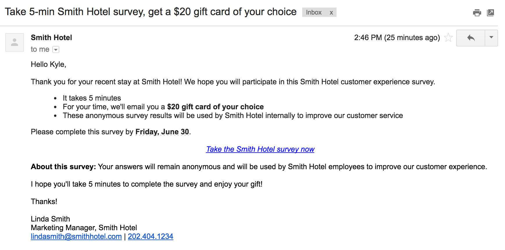 How To Compose A Great Survey Invitation Email Template Rybbon pertaining to sizing 1738 X 860