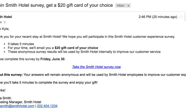 How To Compose A Great Survey Invitation Email Template Rybbon with size 1738 X 860
