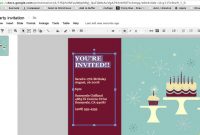 How To Create A Party Invitation In Google Documents Google regarding dimensions 1280 X 720