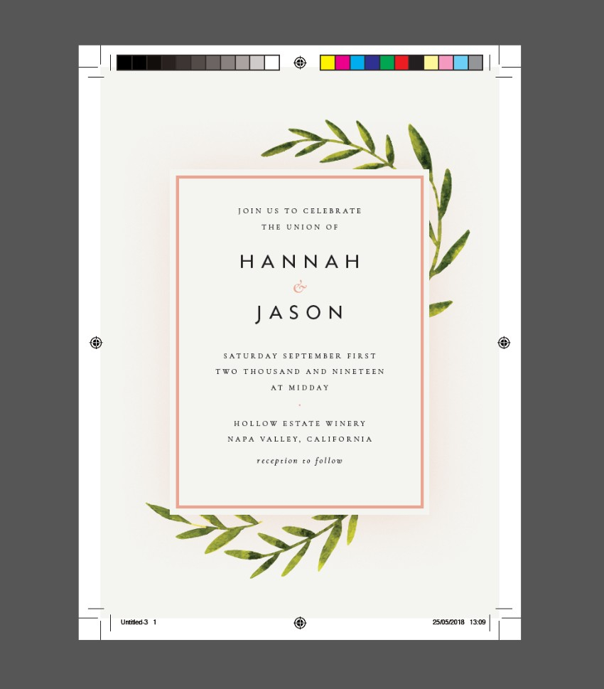 How To Create A Wedding Invitation In Indesign Free Template Included with size 850 X 969