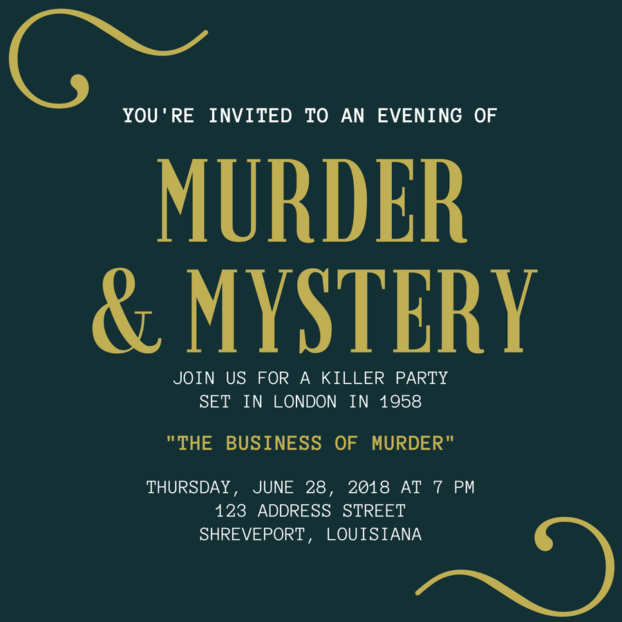 How To Host A Murder Mystery Dinner Party Endless Bliss in sizing 900 X 900