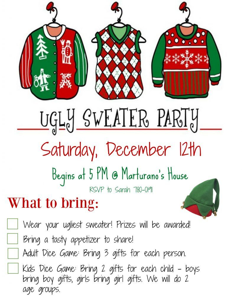 How To Host An Ugly Christmas Sweater Party Christmas Christmas intended for proportions 819 X 1024