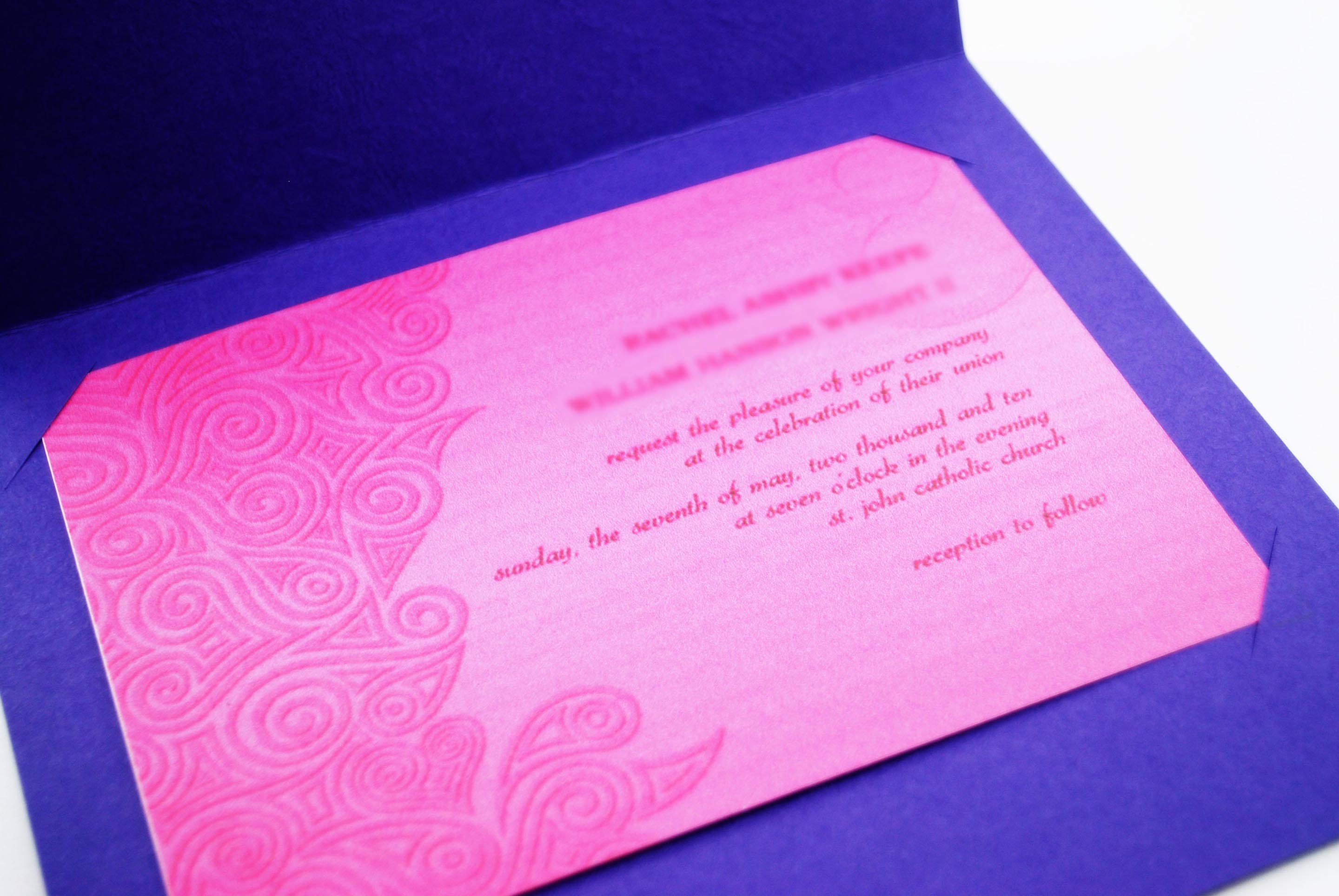 How To Make A Simple Handmade Wedding Invitation 10 Steps pertaining to proportions 2880 X 1928