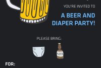 How To Throw A Beer Diaper Party The Best Dad Ba Shower Ideas with sizing 1500 X 2100