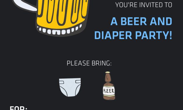 How To Throw A Beer Diaper Party The Best Dad Ba Shower Ideas with sizing 1500 X 2100