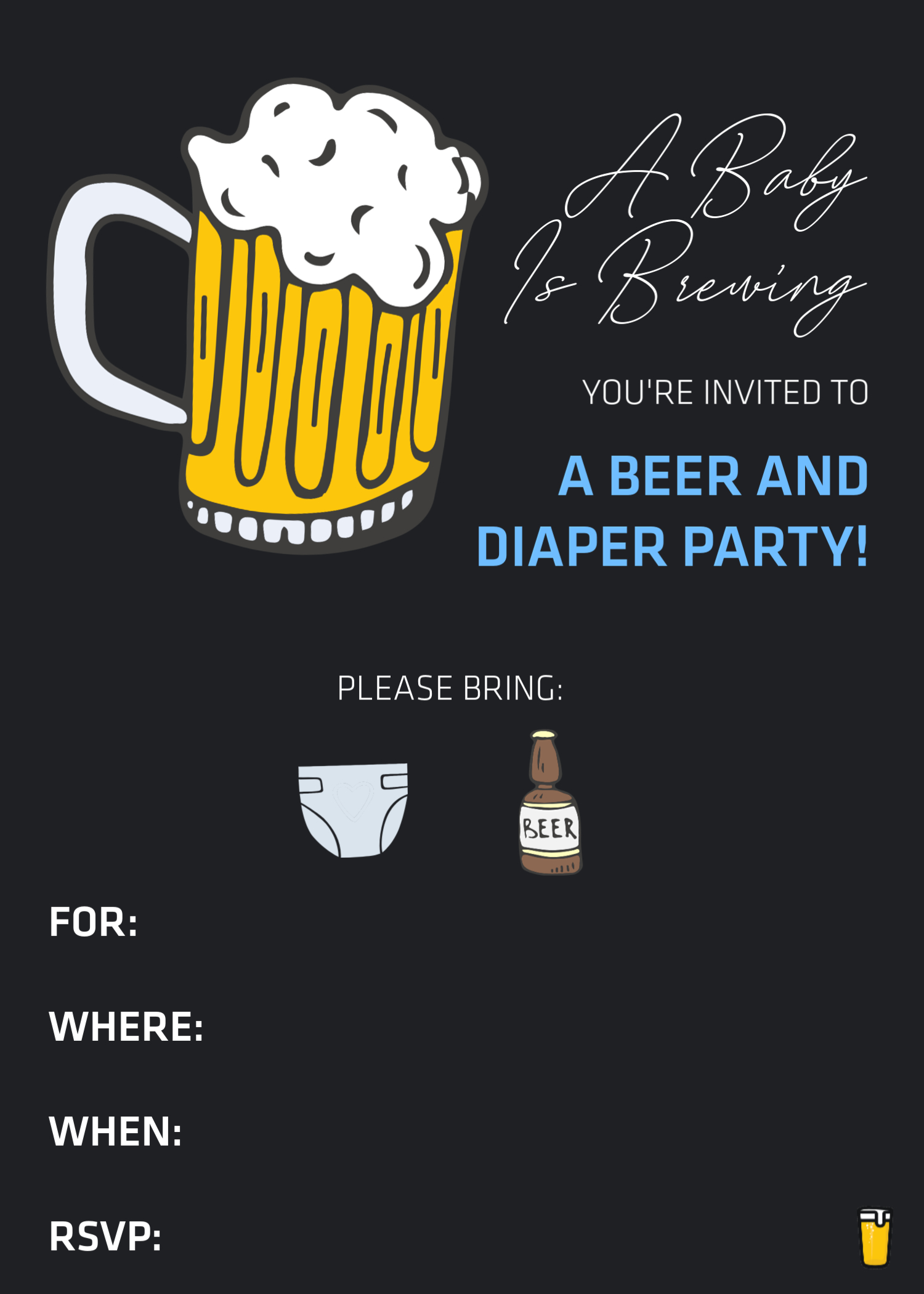 How To Throw A Beer Diaper Party The Best Dad Ba Shower Ideas with sizing 1500 X 2100