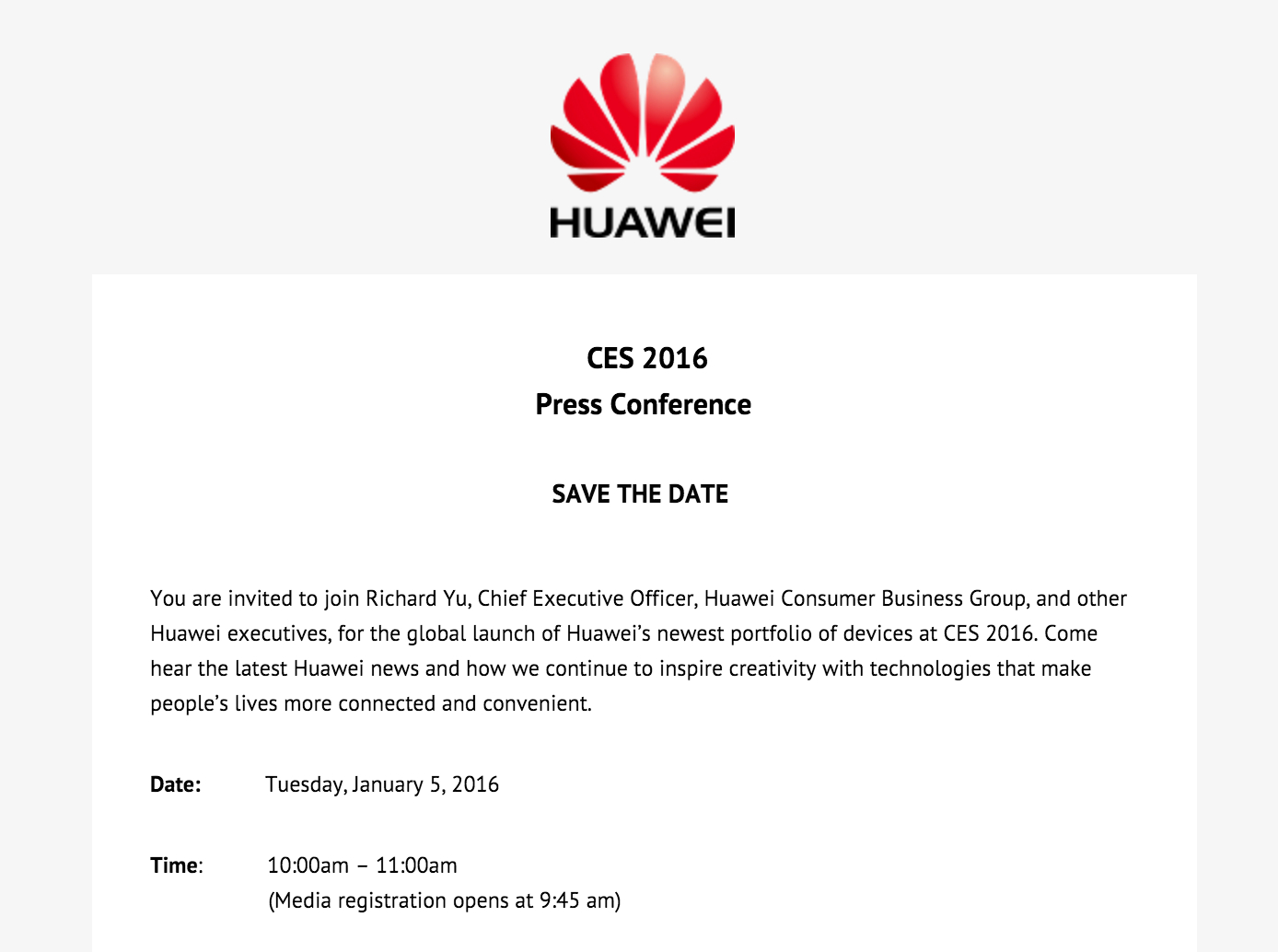 Huawei Announces Ces 2016 Press Conference Android Headlines intended for dimensions 1388 X 1034