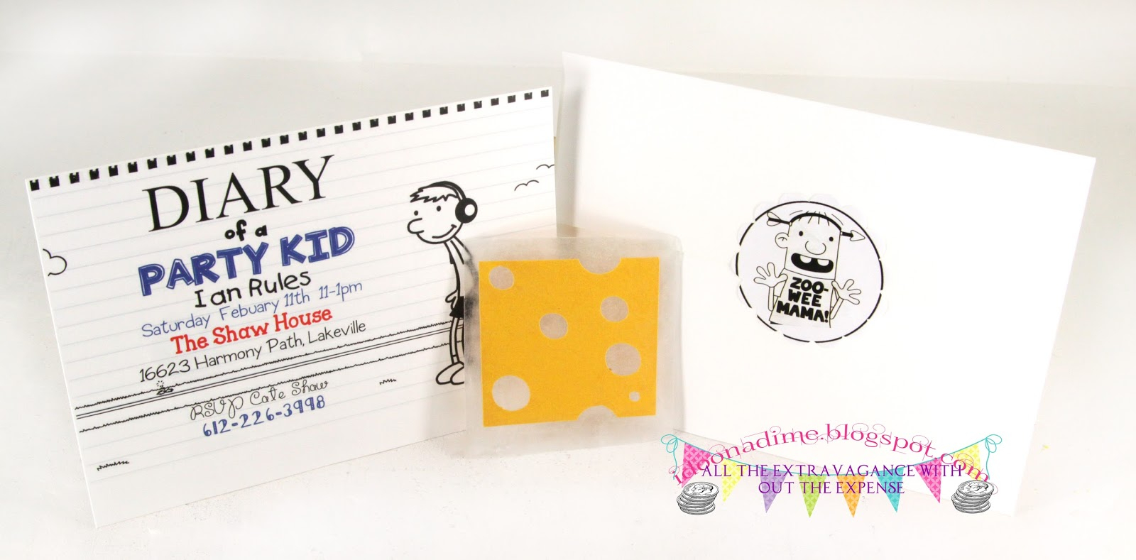 I Do On A Dime Free Template Diary Of A Wimpy Kid Birthday in sizing 1600 X 789