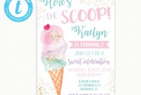 Ice Cream Party Invitation Template Ice Cream Birthday Etsy throughout measurements 2242 X 1944