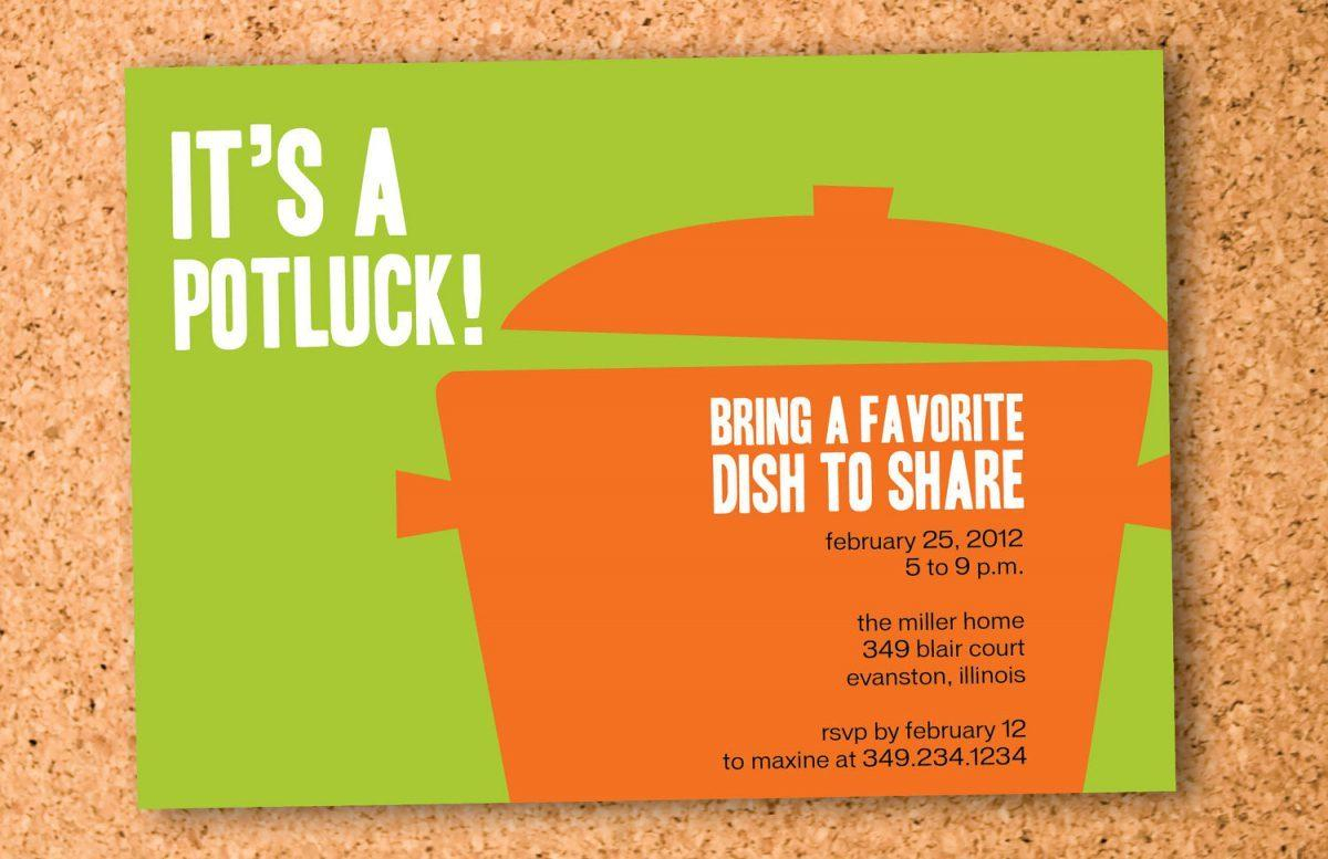 Ideas For Office Potluck Invitation Template About Letter Template throughout sizing 1200 X 777