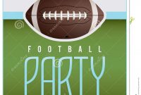 Image Result For Football Party Template Design Party Kit inside proportions 1095 X 1300