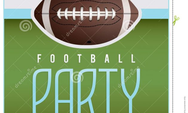 Image Result For Football Party Template Design Party Kit inside proportions 1095 X 1300