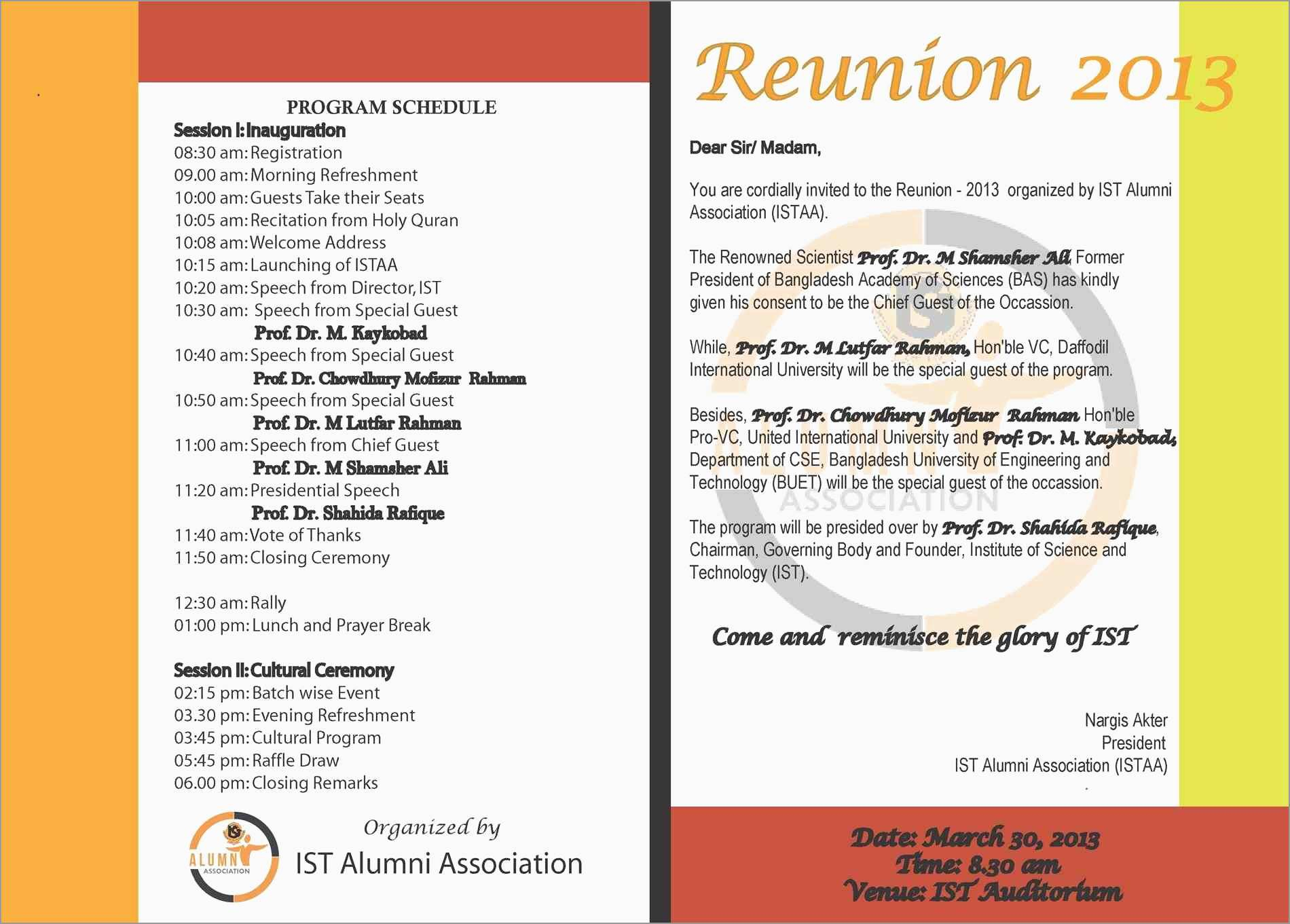 Inspirational Class Reunion Invitation Templates Free Best Of Template pertaining to size 1900 X 1361