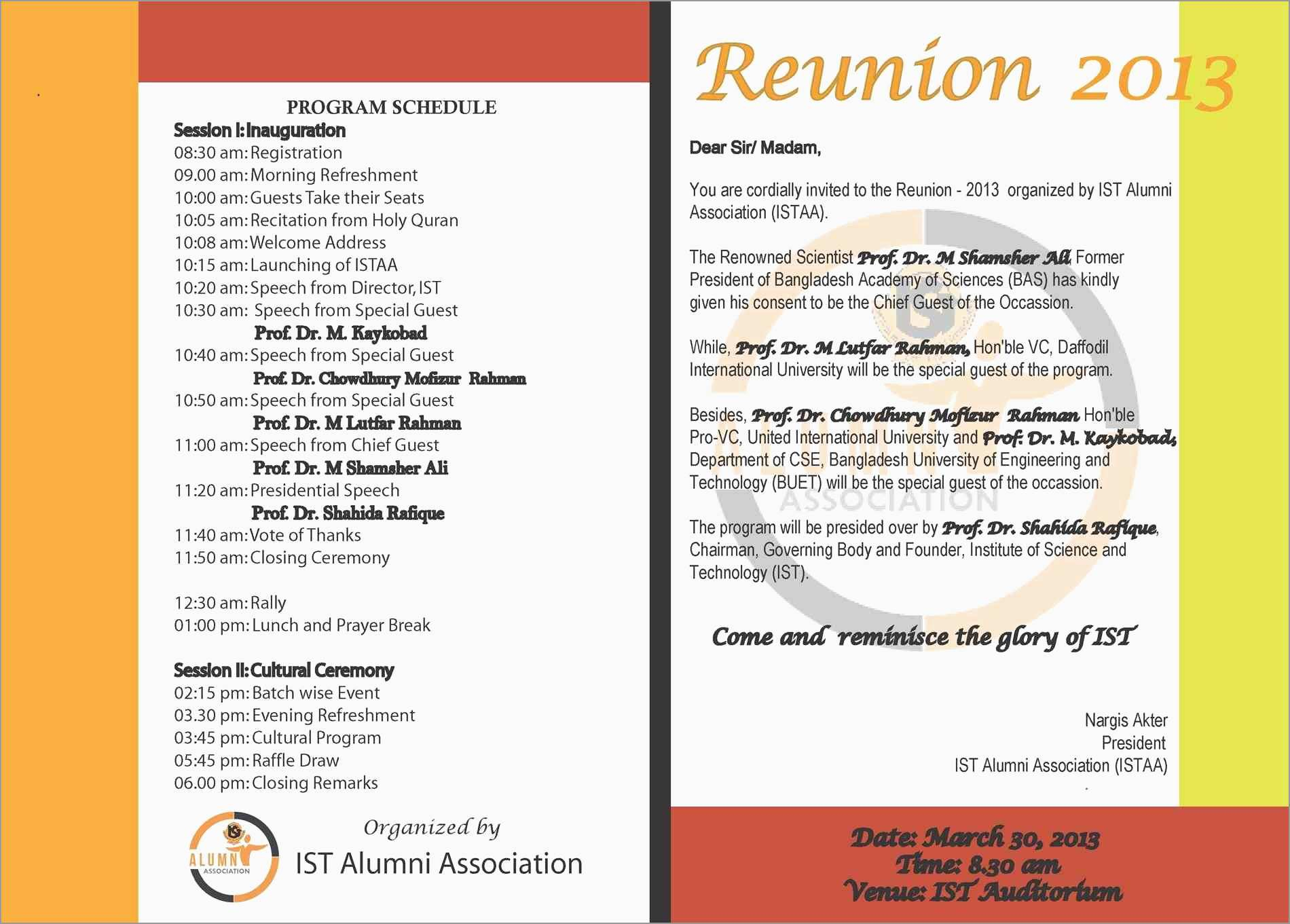 Inspirational Class Reunion Invitation Templates Free Best Of Template with measurements 1900 X 1361