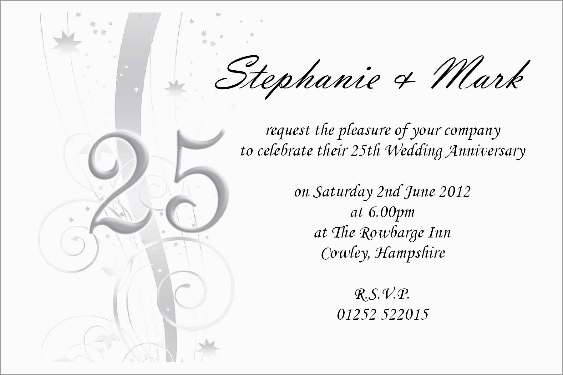 Inspirational Free Anniversary Invitation Templates Best Of Template for proportions 1800 X 1200