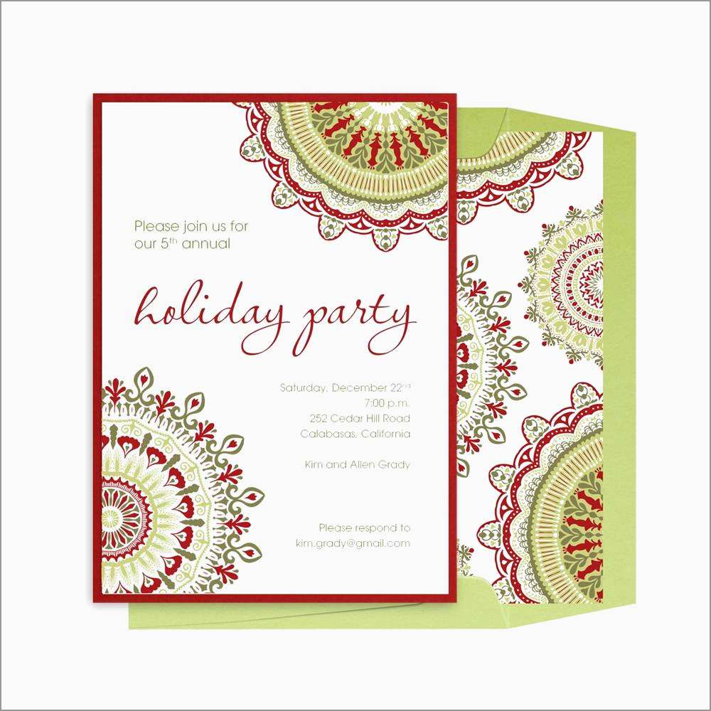 Inspirational Free Holiday Invitation Templates Word Best Of Template pertaining to size 1000 X 1000