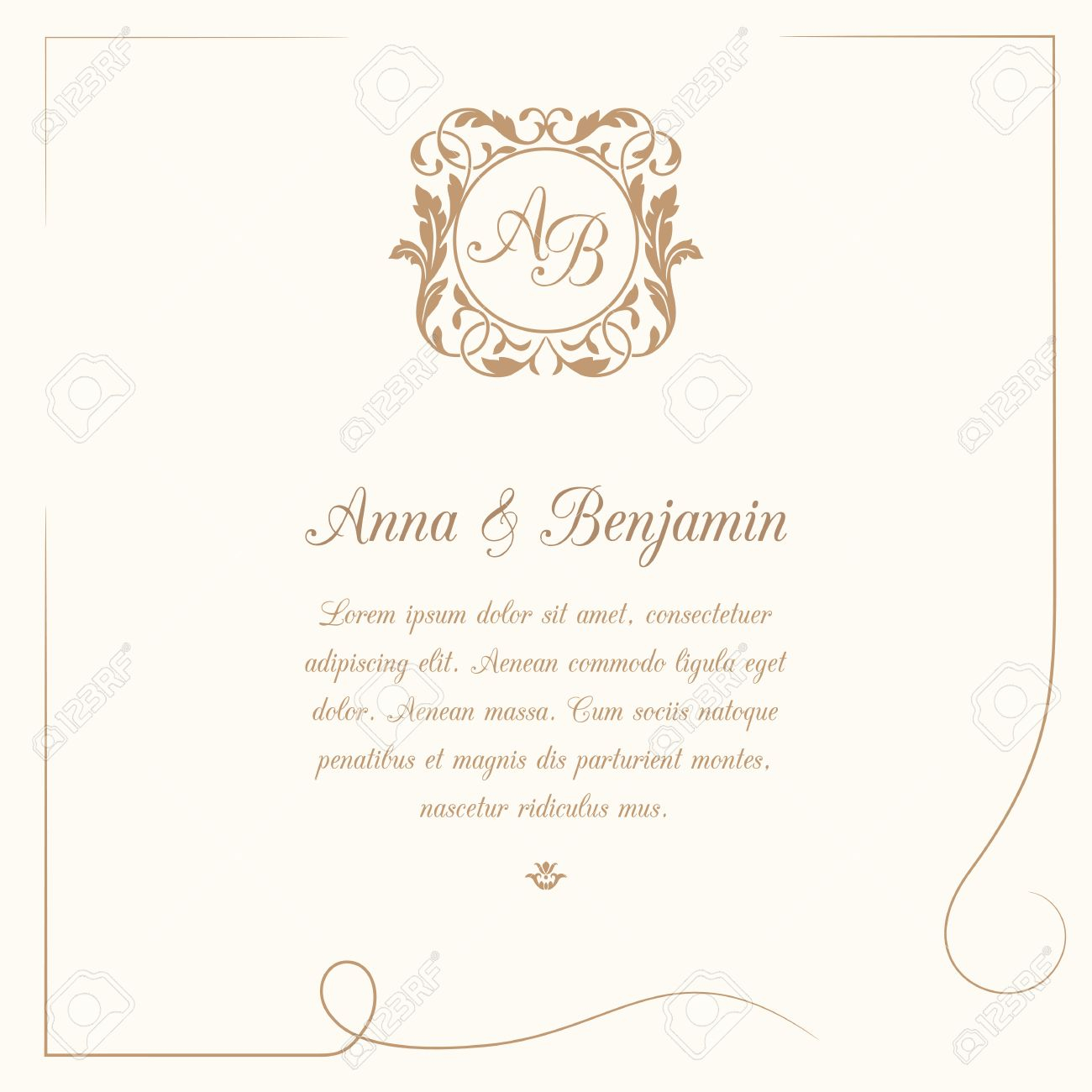 Invitation Card With Monogram Wedding Invitation Save The Date pertaining to dimensions 1300 X 1300