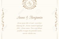 Invitation Card With Monogram Wedding Invitation Save The Date throughout proportions 1300 X 1300