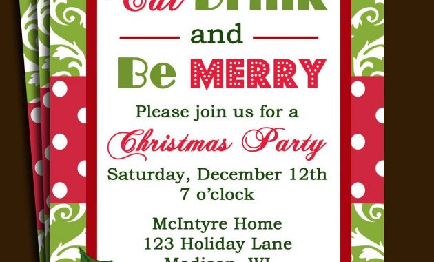 Invitation Letter Sample With Rsvp Party Invitations Holiday in proportions 1219 X 1500