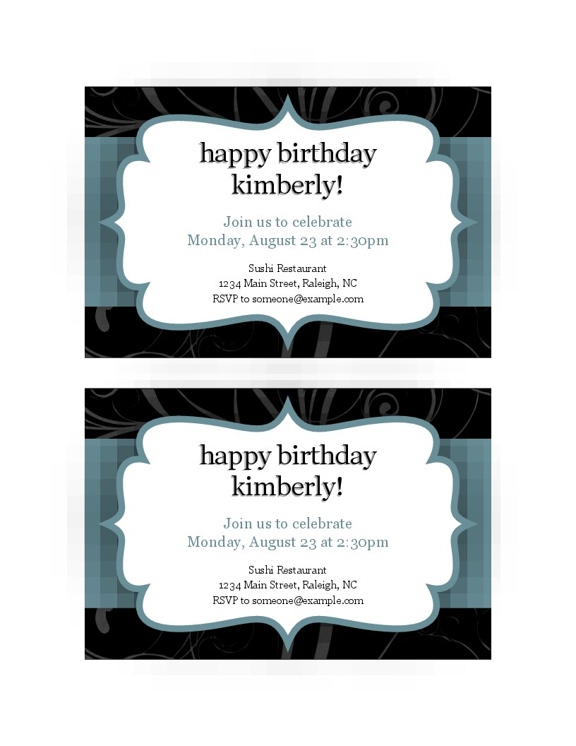 Invitations Office with regard to sizing 816 X 1056