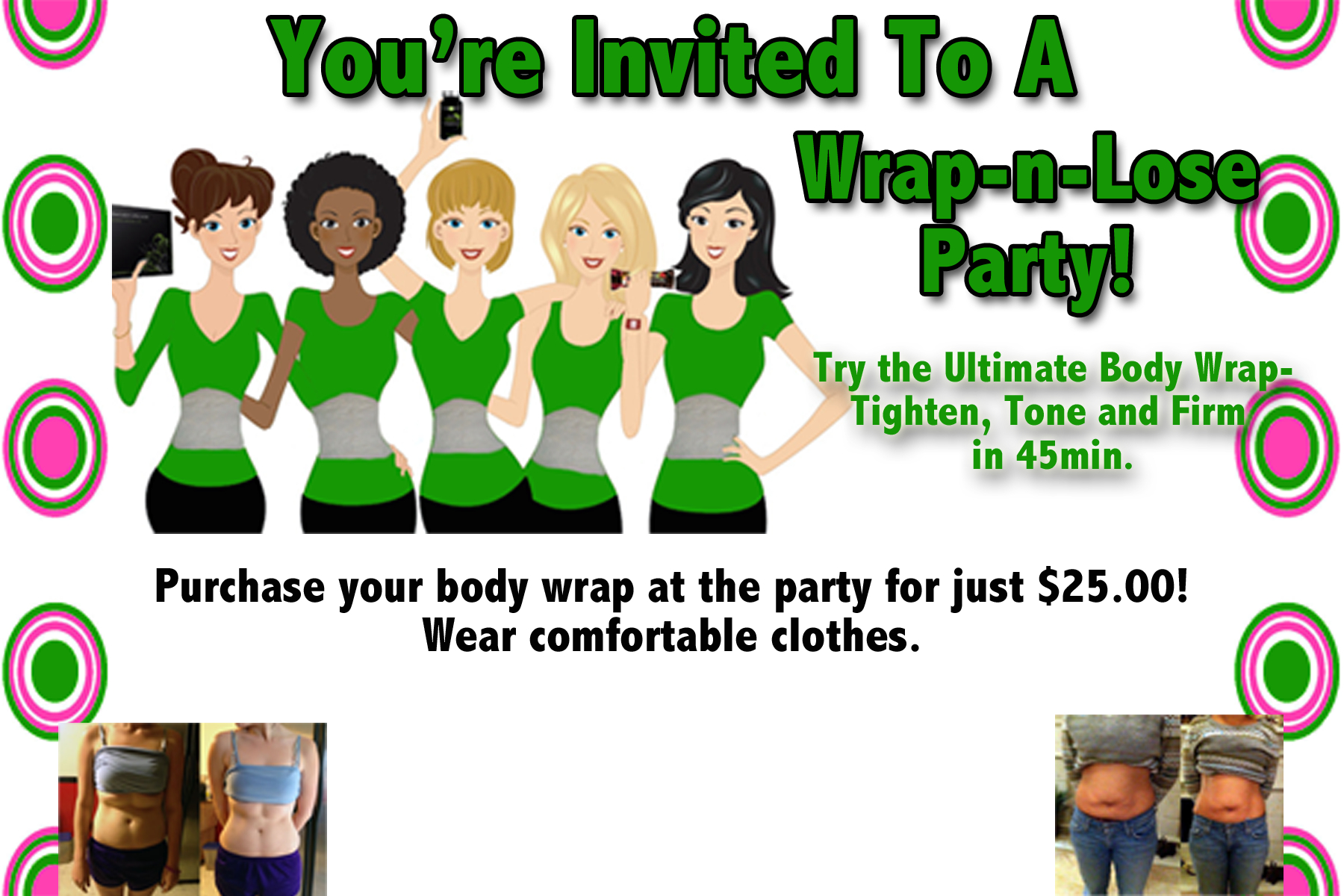 Itworks Wrap Party Invitation Invitation Templates Wendys for dimensions 1800 X 1200