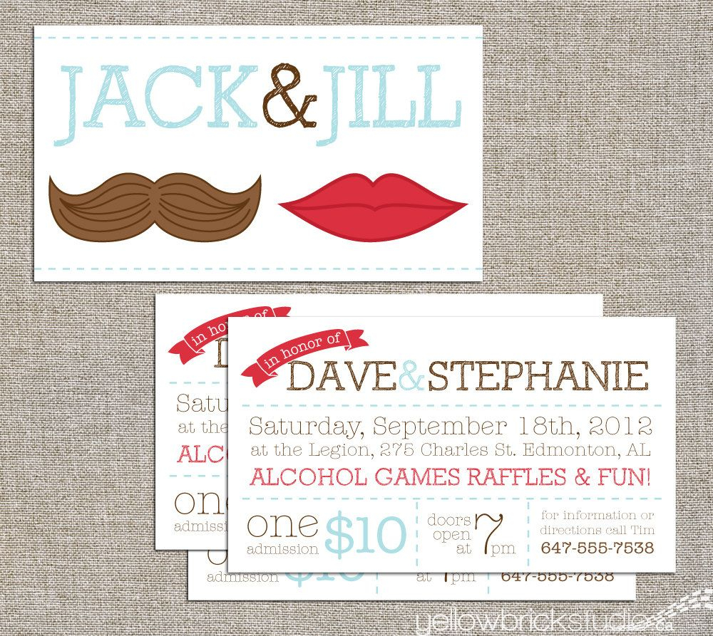 Jack Jill Tickets Stag And Doe Mr And Mrs Digital File Or throughout proportions 1000 X 893