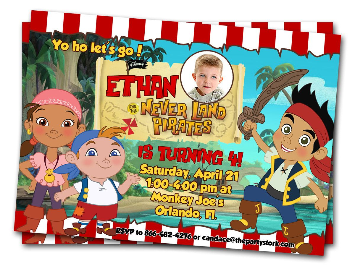 Jake And The Neverland Pirates Birthday Free Printable Birthday regarding sizing 1200 X 900